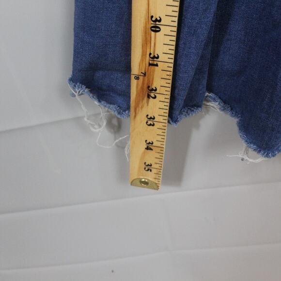 We The Free People Jeans Womens 28 Just Float On Flare Bell Bottom Festival Boho - Picture 11 of 15